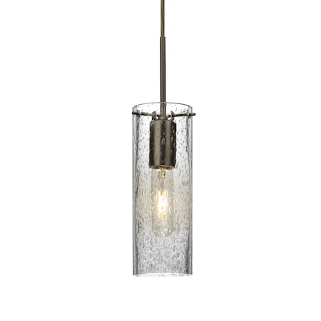 Besa Lighting Juni 10 Cord Pendant, Clear Bubble, Bronze, 1x60W Incandescent 1JT-JUNI10CL-BR